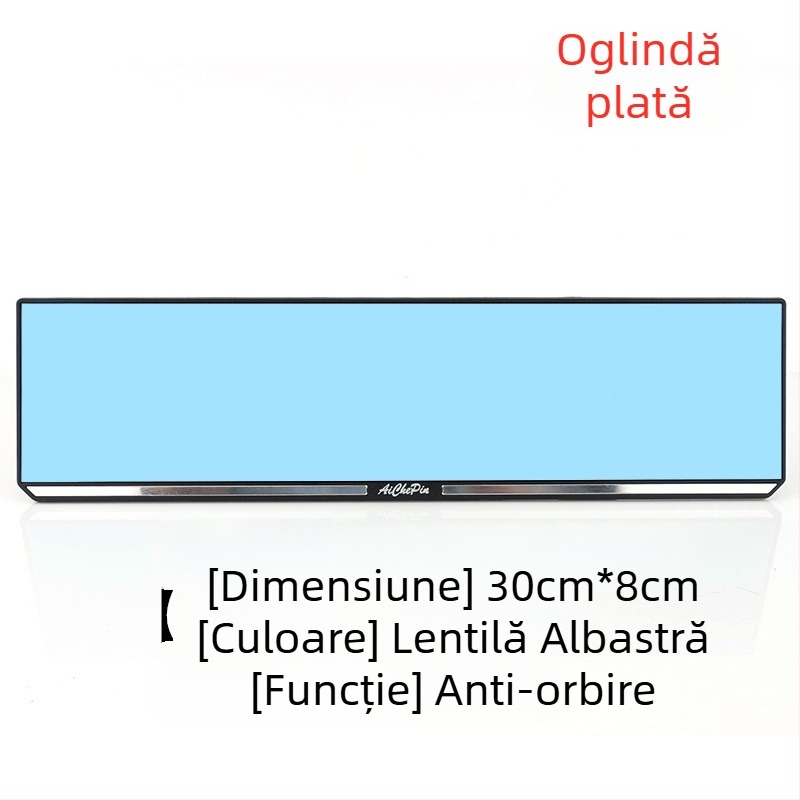 Oglindă retrovizoare interioară pentru mașină, câmp vizual mare, anti-reflecție, oglindă pentru mers înapoi