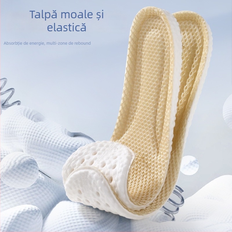 Talpă PU pentru încălțăminte, model 5080-țesut plasă, talpă integrală, pentru badminton, unisex