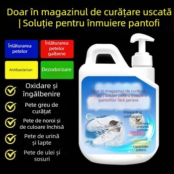 Curățare cu spumă pentru încălțăminte, dezinfectare și albire — fără perie, potrivit pantofilor din plasă