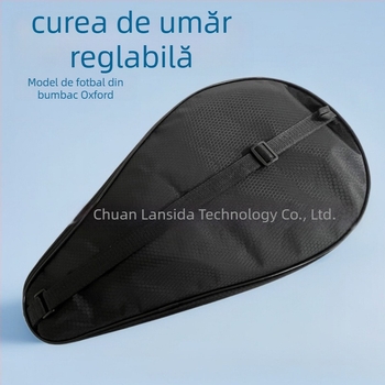 Geantă pentru rachete de padel/tenis din Oxford, impermeabilă și izolată cu folie de aluminiu, design personalizabil cu model fotbal