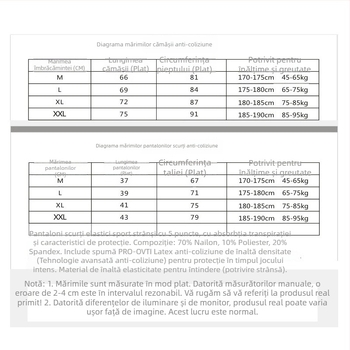 TOPWISE Set de protecție EVA pentru talie și umeri – protecție universală pentru baschet, fotbal, hochei, baseball, softball și rugby