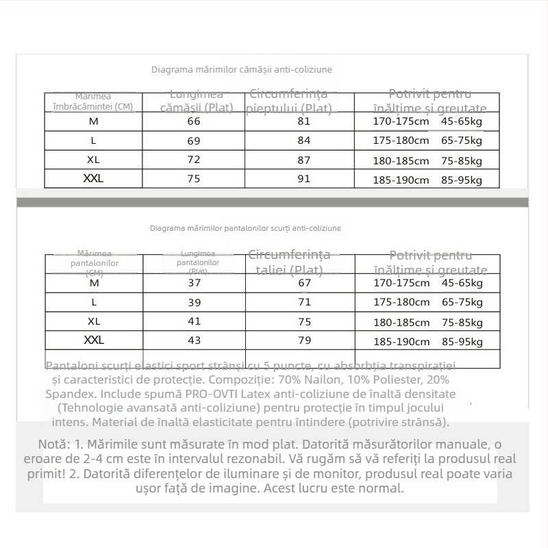 TOPWISE Set de protecție EVA pentru talie și umeri – protecție universală pentru baschet, fotbal, hochei, baseball, softball și rugby