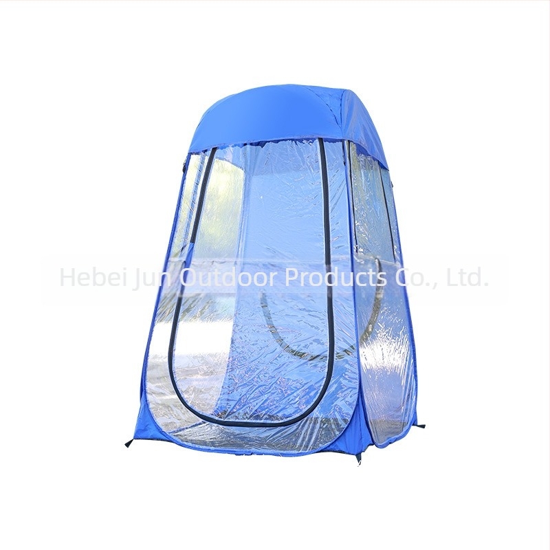 Cort PVC transparent pentru evenimente sportive în aer liber – structură dintr-un singur strat, montaj instant, patru sezoane, greutate 2,2 kg, impermeabil exterior 1000–1500 mm