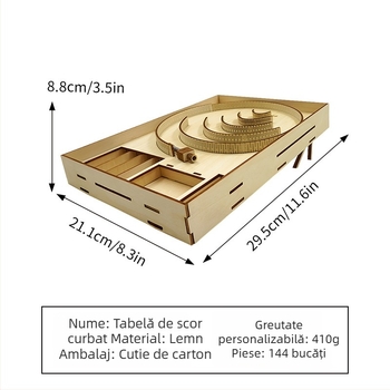 Puzzle 3D din lemn pentru birou – jucărie educațională multifuncțională cu desene personalizate, pentru copii 7-14 ani