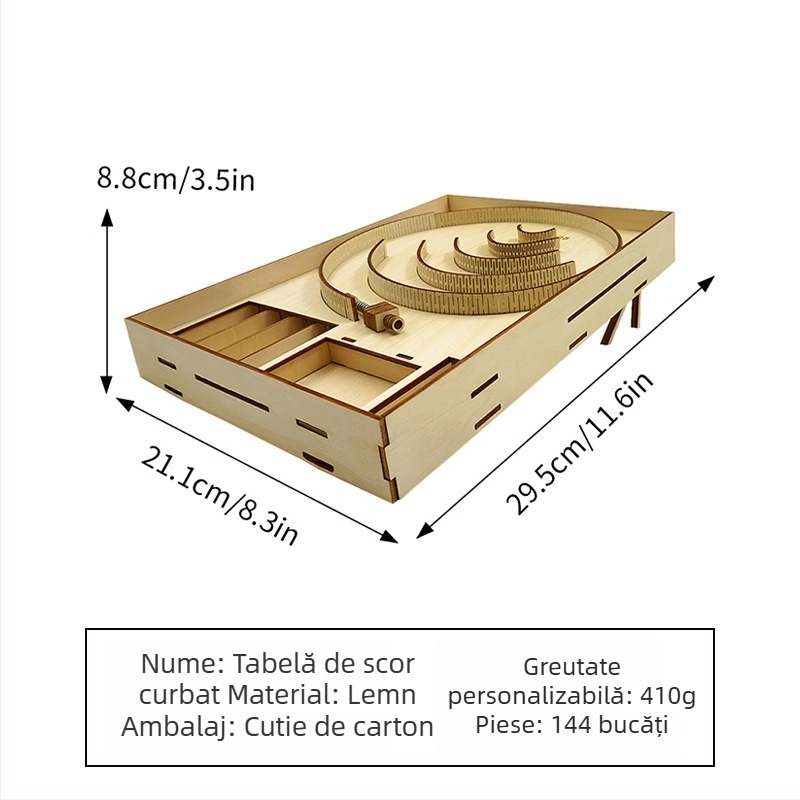 Puzzle 3D din lemn pentru birou – jucărie educațională multifuncțională cu desene personalizate, pentru copii 7-14 ani