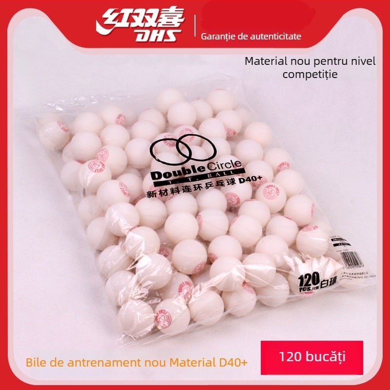 Mingi de tenis de masă Dhs - material ABS, 120 bucăți, set de antrenament (tenis de masă și badminton)
