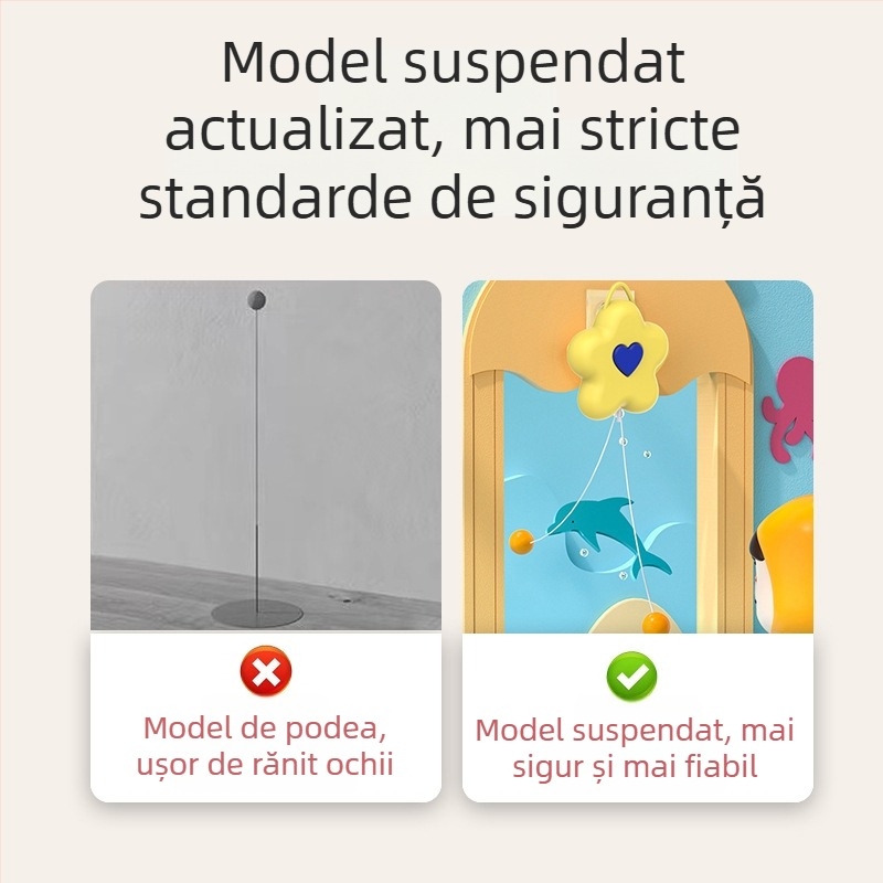 Antrenor de tenis de masă – design atârnat cu flori, ABS, Brand Boxing Shun, utilizare în interior, logo imprimat