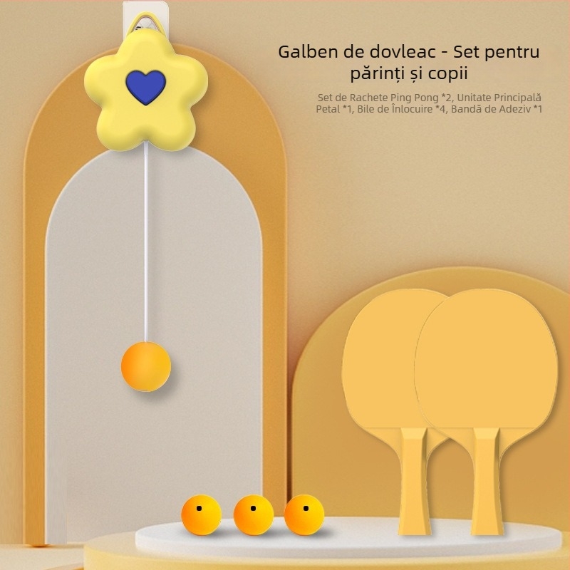 Antrenor de tenis de masă – design atârnat cu flori, ABS, Brand Boxing Shun, utilizare în interior, logo imprimat