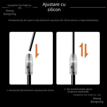 Antrenor de tenis de masă pentru copii — antrenament acasă, pentru o singură persoană sau două, ax flexibil elastic, revenire automată a mingii, din oțel inoxidabil