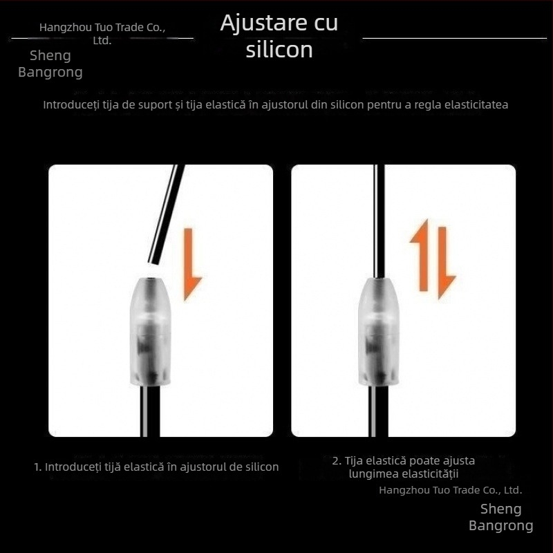 Antrenor de tenis de masă pentru copii — antrenament acasă, pentru o singură persoană sau două, ax flexibil elastic, revenire automată a mingii, din oțel inoxidabil