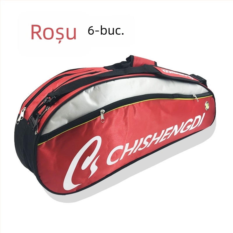 Geantă badminton și tenis | material impermeabil din nailon; țesătură: poliester; brand: Chishengdi; pentru adulți; potrivită pentru fitness, sporturi în aer liber și ping-pong