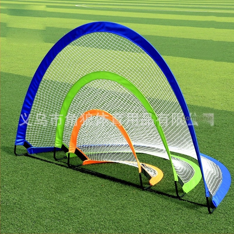 Poartă de fotbal pentru copii cu cadru pliabil – echipament de antrenament în aer liber; Materiale: plasă Tedolon fără noduri; cadru din fibră de sticlă; pânză Oxford