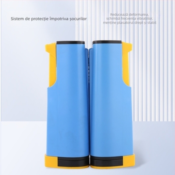 Ramă de plasă pentru tenis de masă, portabilă, universală, PVC/ABS, telescopic până la 190 cm, deschidere de prindere 5 cm