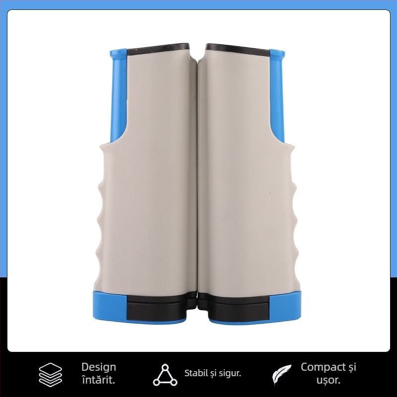 Ramă de plasă pentru tenis de masă, portabilă, universală, PVC/ABS, telescopic până la 190 cm, deschidere de prindere 5 cm