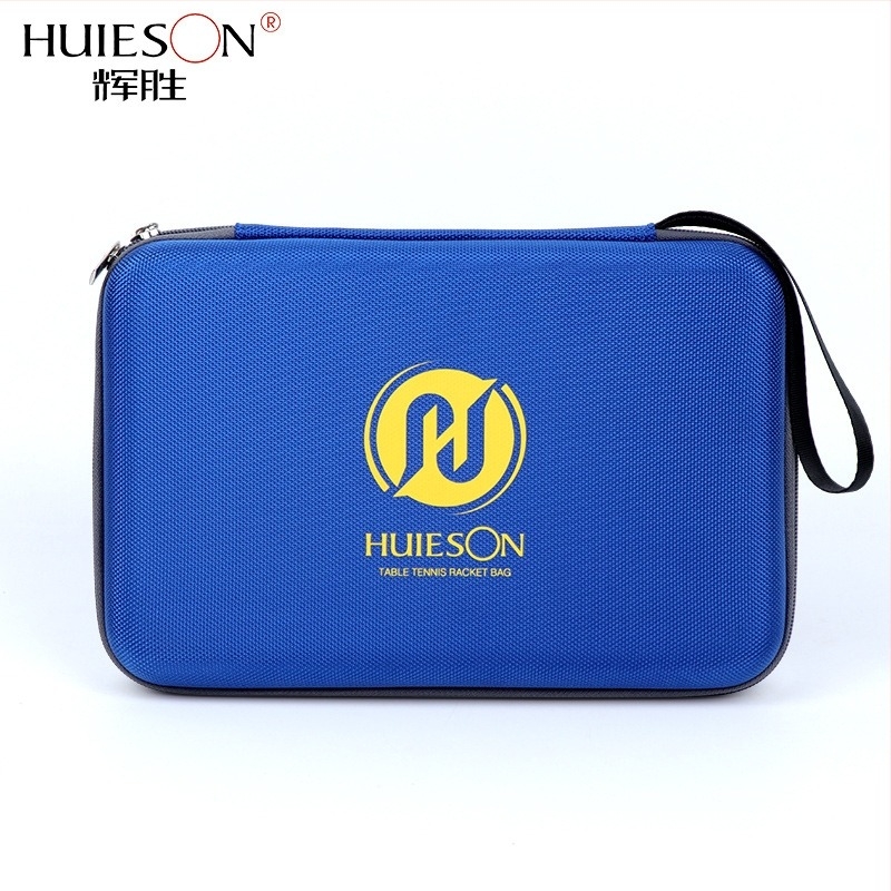 Husă pentru palete de tenis de masă, carcasă rigidă pătrată, material Oxford, logo personalizat, brand Huisheng/HuIESON, pentru tenis de masă