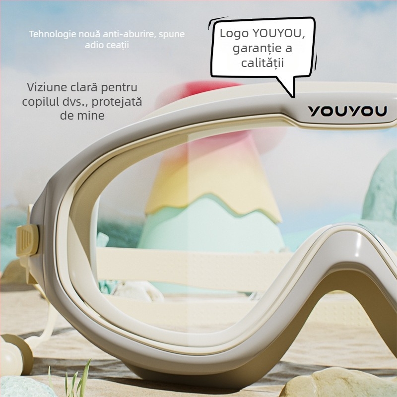 Youyou ochelari de înot pentru copii, lentile PC