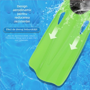 Fins scurte din silicon, personalizate, pentru adulți și copii, antrenament stil liber