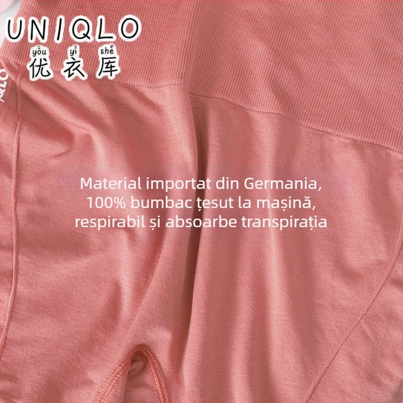 Șorturi de yoga pentru femei, fără cusături, talie înaltă, susținere abdominală, material din nailon