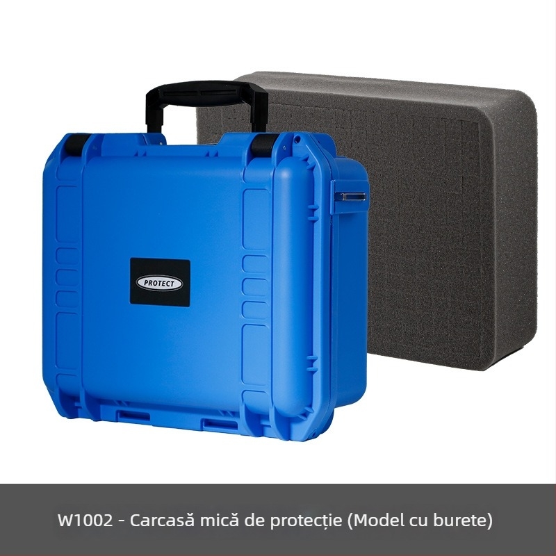 Cutie de scule din plastic ABS, cu protecție împotriva apei și prafului, pentru electrician și depozitare instrumente, capacitate mare