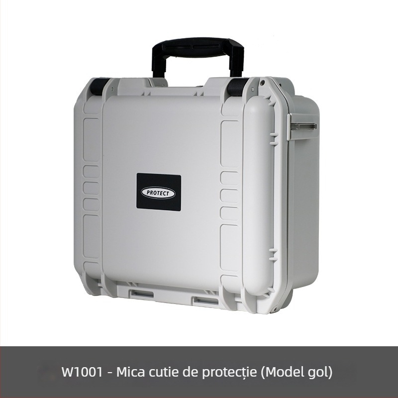 Cutie de scule din ABS plastic, cu capacitate mare, impermeabilă și rezistentă la praf, cutie de protecție pentru instrumente de precizie