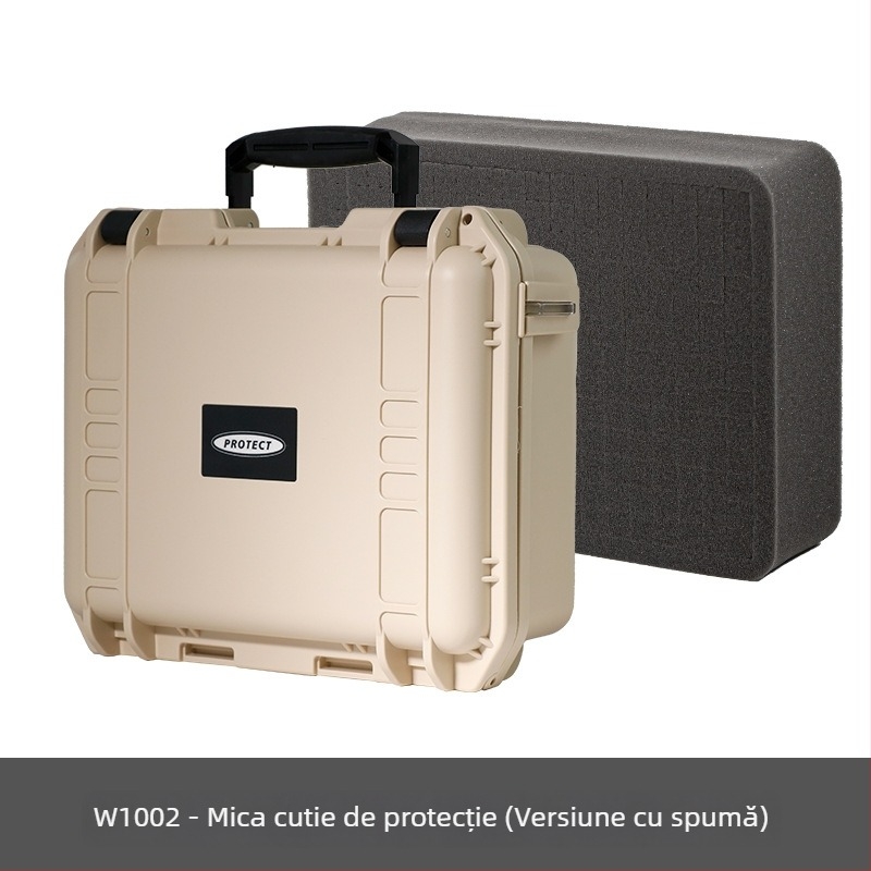 Cutie de scule din ABS plastic, cu capacitate mare, impermeabilă și rezistentă la praf, cutie de protecție pentru instrumente de precizie