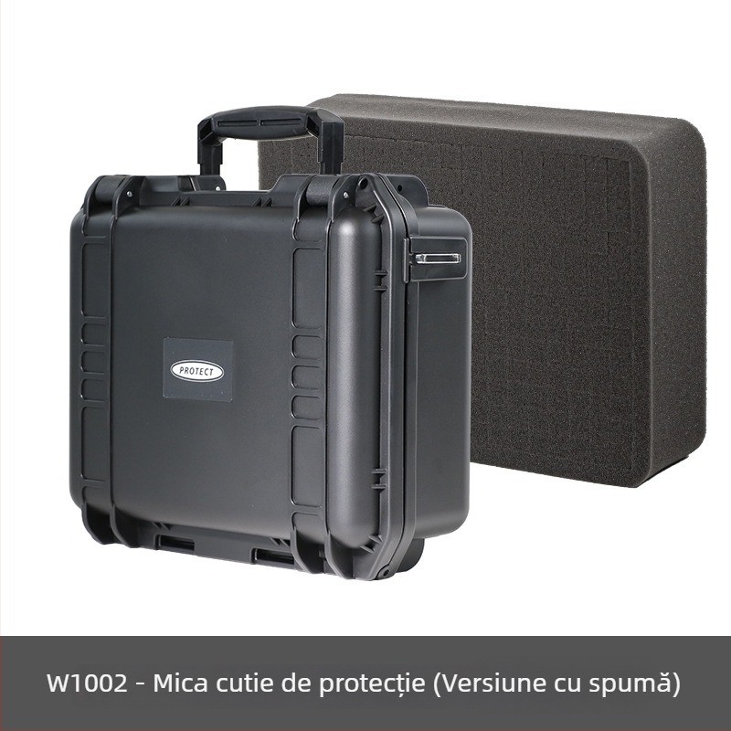 Cutie de scule din ABS plastic, cu capacitate mare, impermeabilă și rezistentă la praf, cutie de protecție pentru instrumente de precizie
