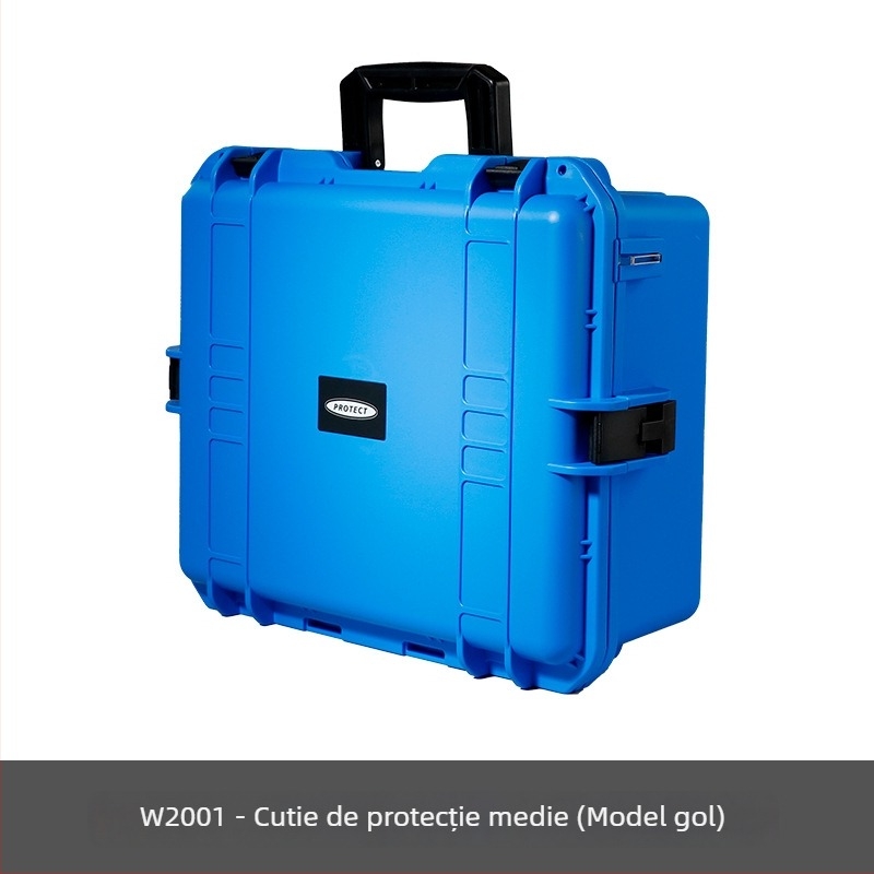 Cutie de scule din ABS plastic, cu capacitate mare, impermeabilă și rezistentă la praf, cutie de protecție pentru instrumente de precizie