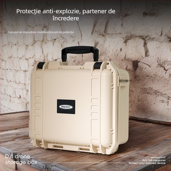 Cutie de scule din plastic cu husă de protecție pentru depozitarea sculelor și instrumentelor; capacitate mare