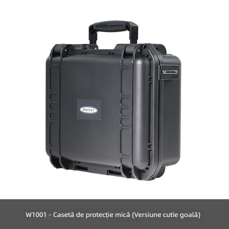 Cutie de scule din plastic cu husă de protecție pentru depozitarea sculelor și instrumentelor; capacitate mare