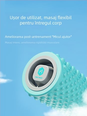 Suport pentru rolă din spumă pentru relaxarea mușchilor, masajul gambelor, echipament de yoga, roller pentru picioare, fitness mace