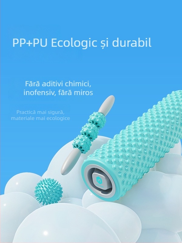 Suport pentru rolă din spumă pentru relaxarea mușchilor, masajul gambelor, echipament de yoga, roller pentru picioare, fitness mace