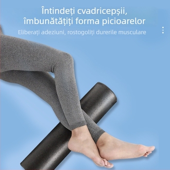 Rola de spumă pentru relaxare musculară și yoga – suprafață tare lucioasă, material EPP, brand Yun gong