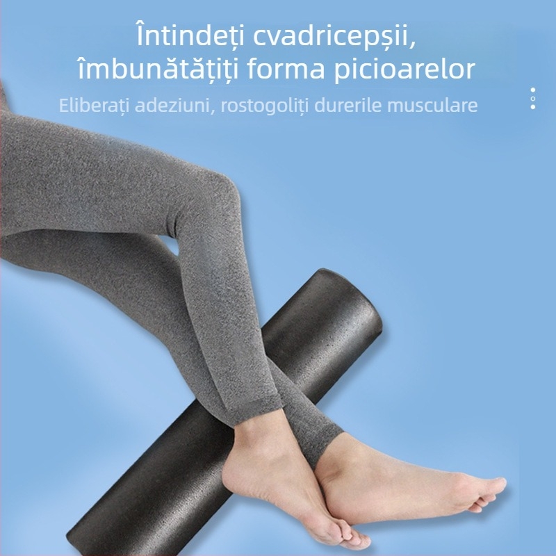 Rola de spumă pentru relaxare musculară și yoga – suprafață tare lucioasă, material EPP, brand Yun gong
