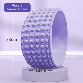 Roata de yoga pentru îndoirea spatelui, design extins, Material: TPE+PP, Marcă: Zhu Yang