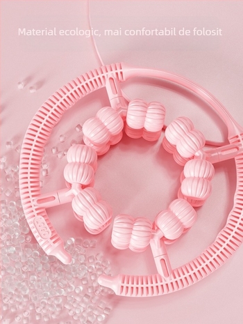 Dispozitiv de subțiere a piciorului cu clemă circulară pentru picior și masaj pentru gambe cu 32 de roți (ABS)