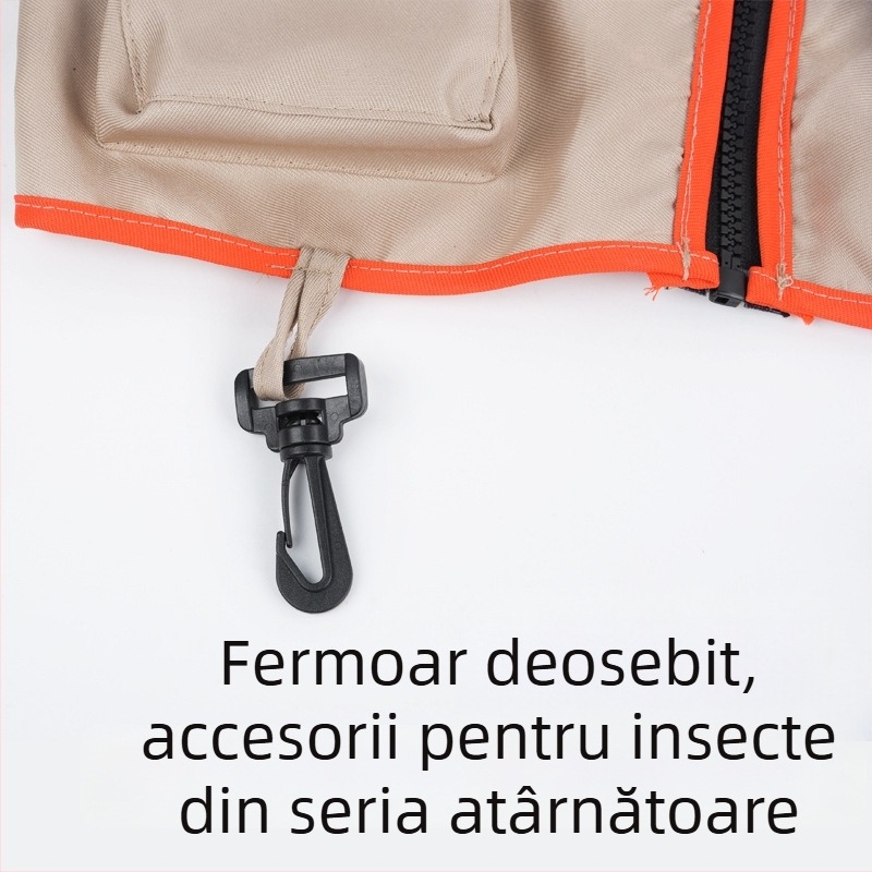 Set vestă cu unelte pentru copii – aventuri în aer liber, joc de rol și camping, marca Zesheng, unisex, vârsta 4–6 ani, ambalat în geantă