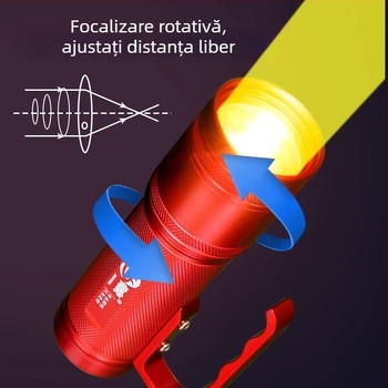 Lanternă de exterior pentru pescuit noaptea H17 cu patru LED-uri, rotire la 360°, 12.000 mAh, 20W, LED (12.000 mAh, 20W, rază 200–500 m)