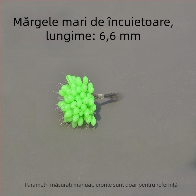 Dragon tread mărgele de pescuit din nylon – mărgele oliviforme de vârf, cilindrice cu blocare la vârful lansetei, pentru pești mari