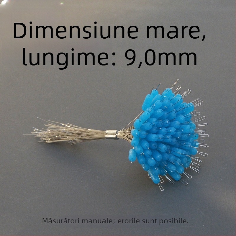 Dragon tread mărgele de pescuit din nylon – mărgele oliviforme de vârf, cilindrice cu blocare la vârful lansetei, pentru pești mari
