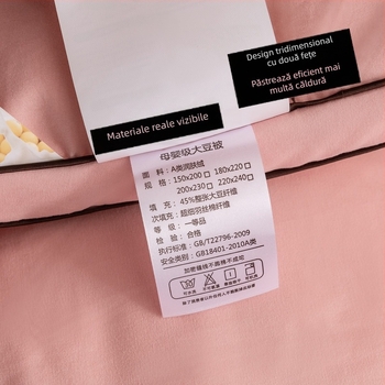 Cuvertură din fibră de soia cu umplutură de 45% fibră proteică de soia, grosime de iarnă, 9–10 kg, procesare personalizabilă