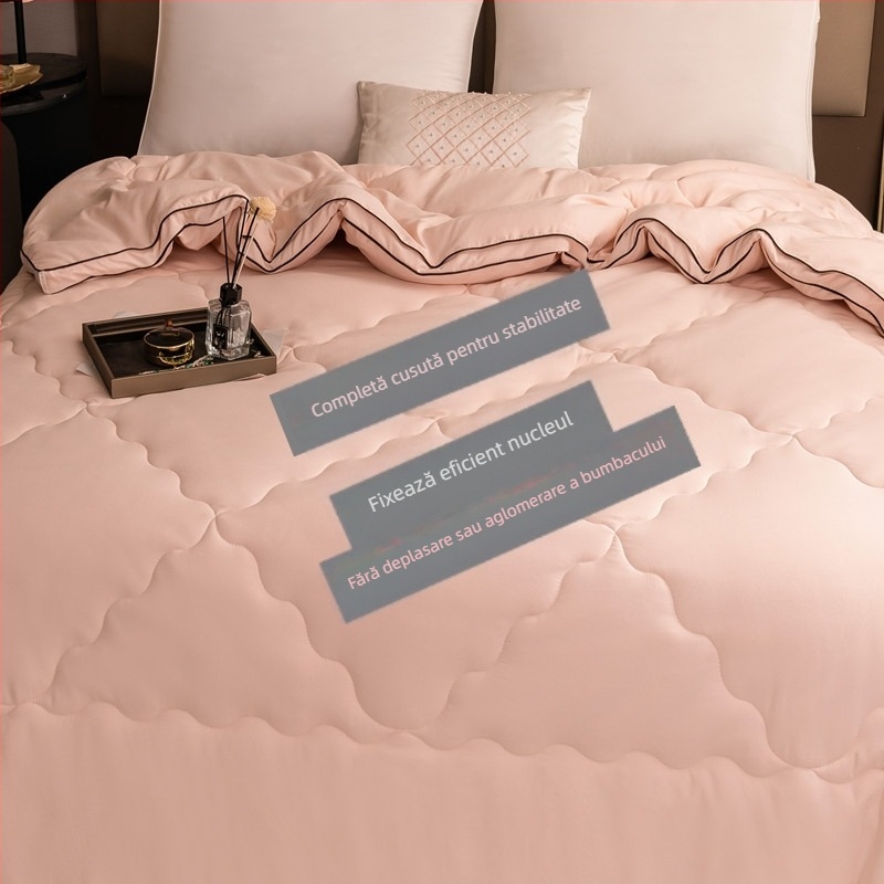 Cuvertură din fibră de soia cu umplutură de 45% fibră proteică de soia, grosime de iarnă, 9–10 kg, procesare personalizabilă