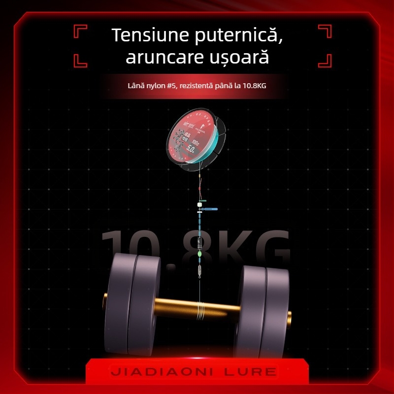 Set de linie glisantă cu plută gata de utilizare, linie pentru aruncări lungi, linie principală din nylon 100 m pentru rezervor