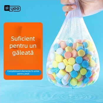 Yee Sare de sterilizare pentru pești ornamentali – sare de acvariu din plastic cu dezinfectant