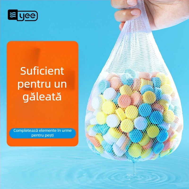 Yee Sare de sterilizare pentru pești ornamentali – sare de acvariu din plastic cu dezinfectant