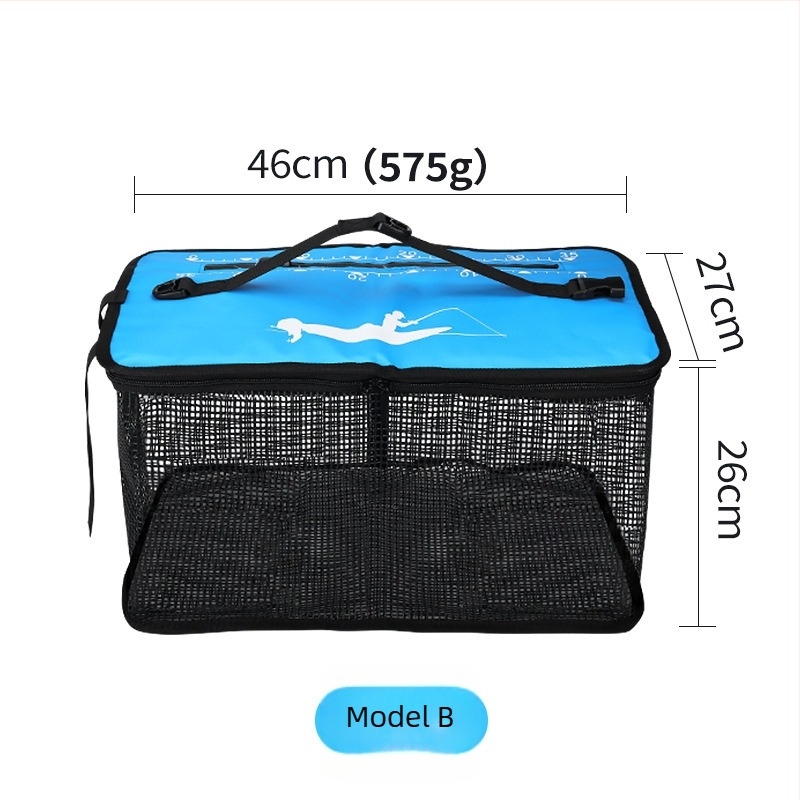 Luya 7 Geantă pliabilă din plasă de pescuit, capacitate mare, pentru pescuit în larg și pe mal