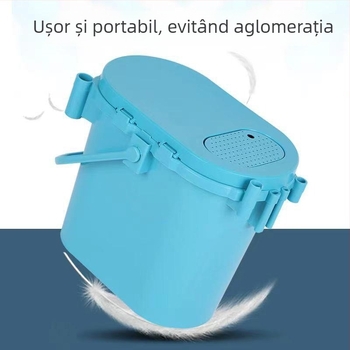 Cutie de pescuit multifuncțională cu găleată ultra-ușoară, scaun mic pentru pescuit și găleată pentru pești vii, pentru pescuit în cursuri
