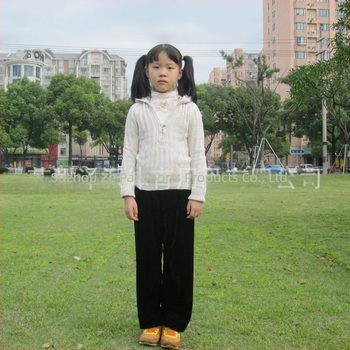 Pantaloni Tai Chi pentru copii, iarnă, din catifea, călduroși, exterior 95% poliester, căptușală 100% poliester, pentru Tai Chi, arte marțiale, alergare