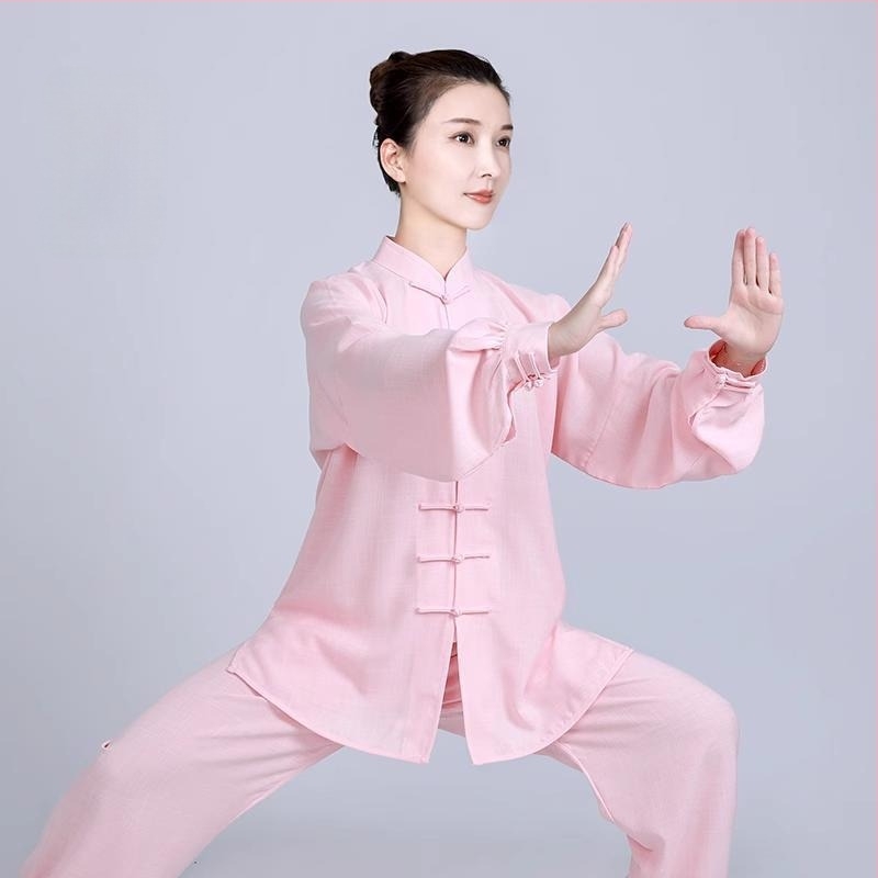 Uniformă Tai Chi – țesătură corduroy pentru exterior, conținut de in 96–100%, căptușeală corduroy, cod produs 1000090365