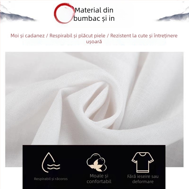Uniformă Tai Chi – țesătură corduroy pentru exterior, conținut de in 96–100%, căptușeală corduroy, cod produs 1000090365