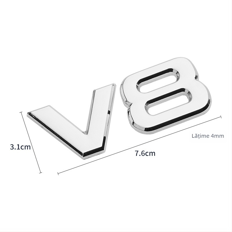 Autocolant pentru caroserie, material 3D, montaj cu adeziv, model universal, Platinum runner